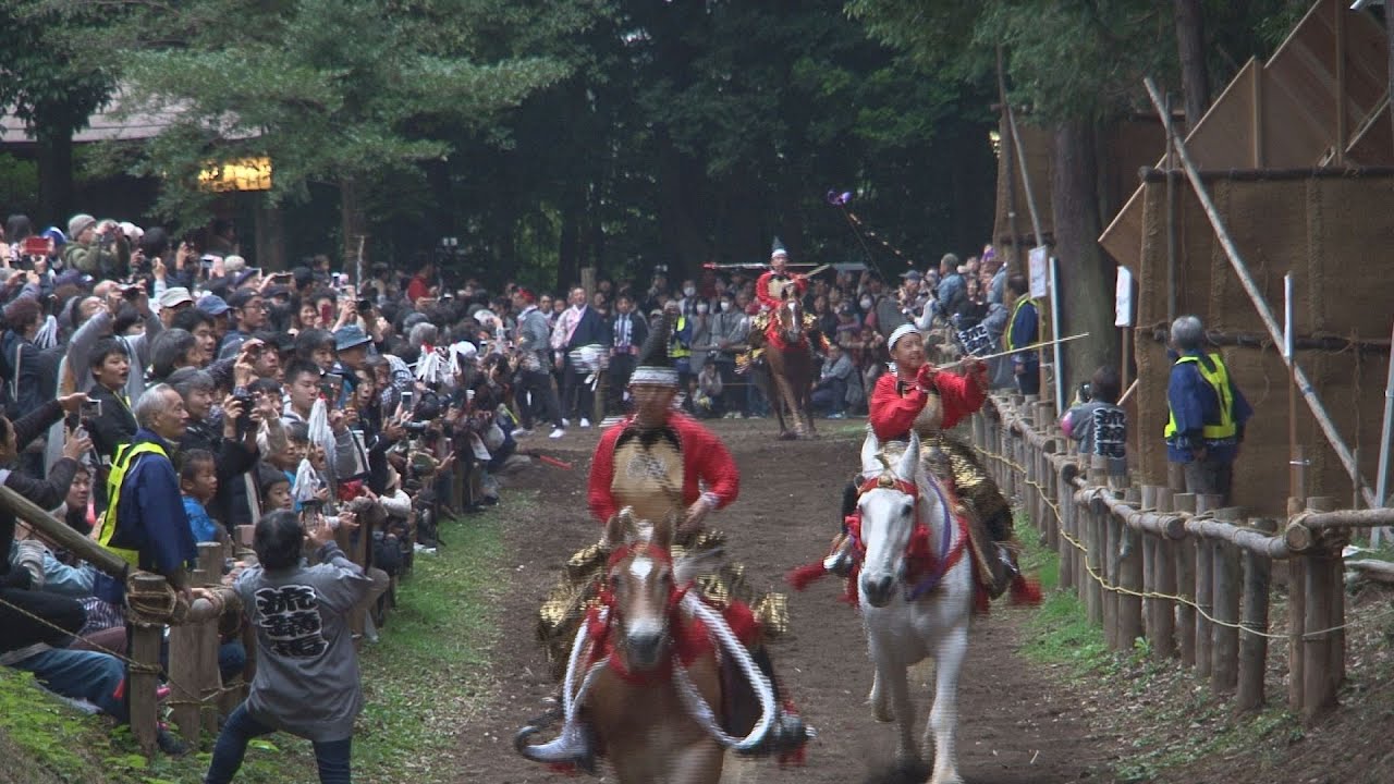 2019/11/3 毛呂山町 出雲伊波比神社の流鏑馬