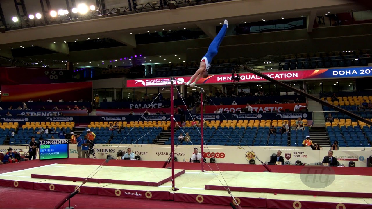GUNNARSSON Jon (ISL) - 2018 Artistic Worlds, Doha (QAT) - Qualifications Horizontal Bar