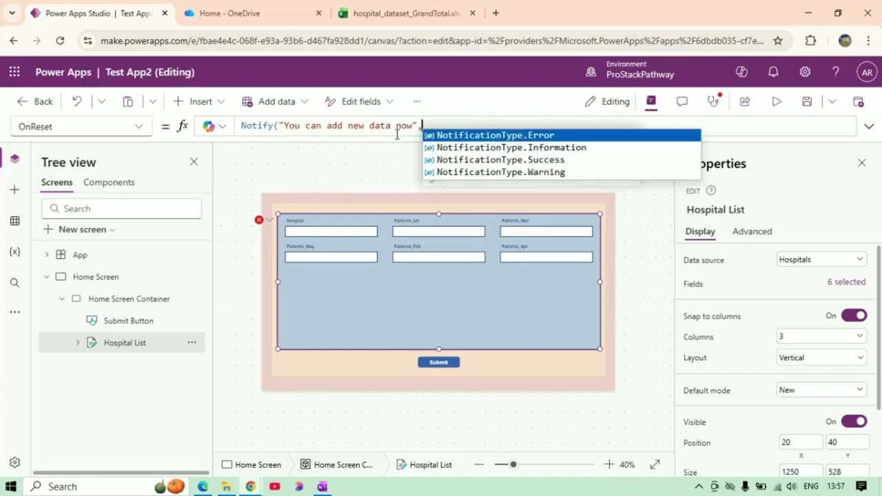 Exploring Form Functions and Events in App Development 2