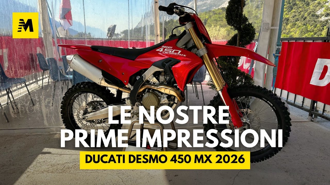 Ducati Desmo 450 MX 2026: le nostre prime impressioni al MXGP del Trentino