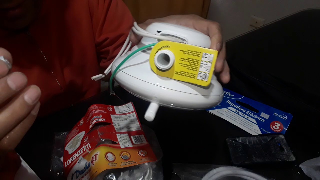 Porque Mi regadera eléctrica no calienta el agua sí es nueva se acaba de instalar