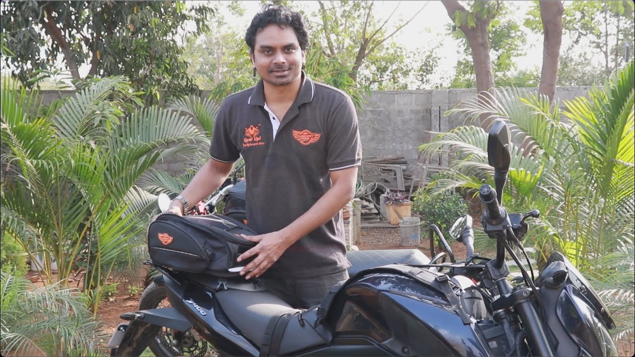 Shark Universal 28L Tail Bag installation process. Motorcycle Touring!