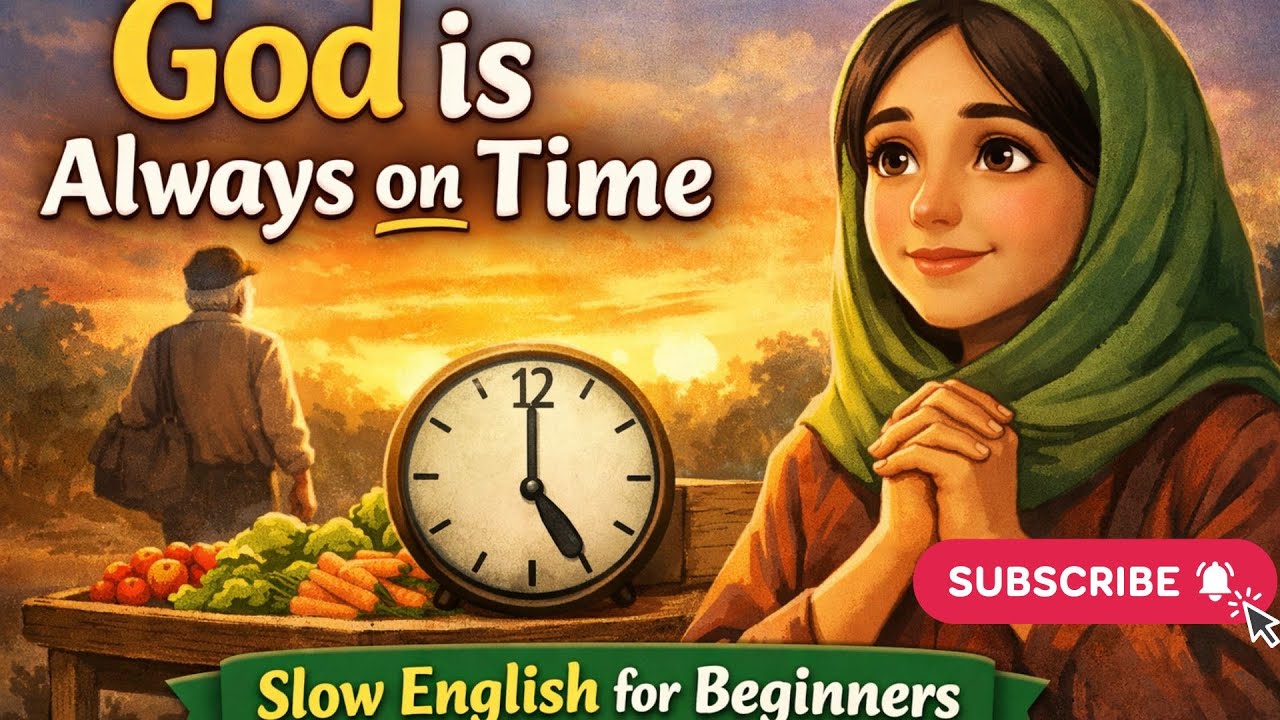 God is Always on Time | Slow English Through Stories