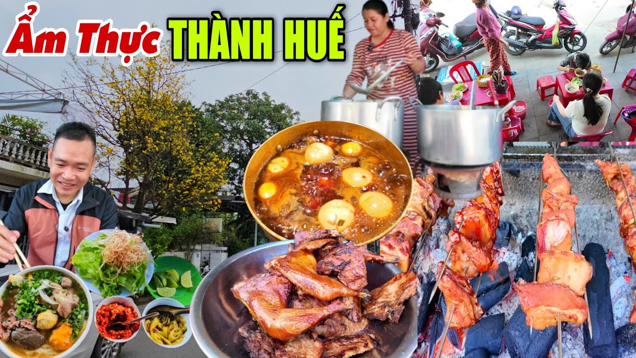 Ẩm Thực KINH THÀNH HUẾ Toàn Món Ngon Khó Cưỡng -Bún Huế Gia Truyền 50Năm, Cơm Tấm Thành Na Thơm Lừng