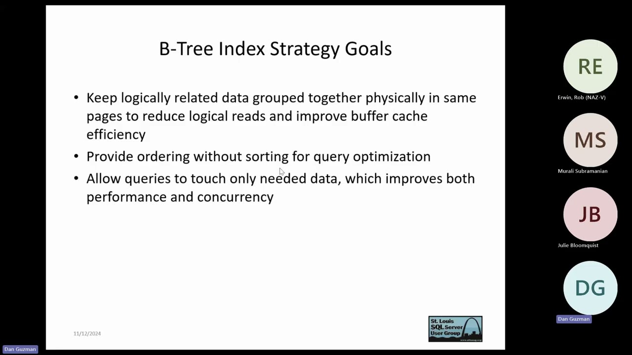 SQL Server Indexing Strategies with Dan Guzman