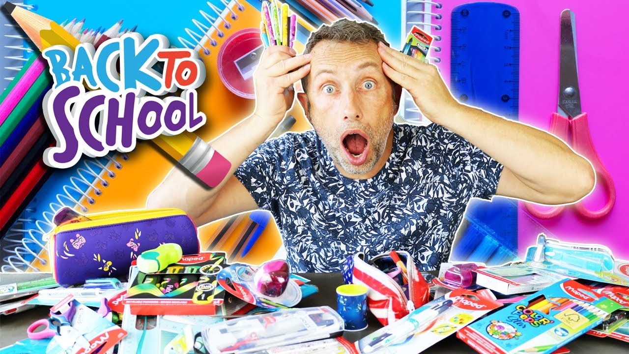 BACK TO SCHOOL 2022 ! Chasse aux FOURNITURES SCOLAIRES Maped ! CE2 pour Ellie et BTS pour Lana !