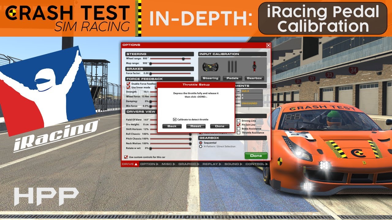 In-Depth: iRacing Pedal Calibration