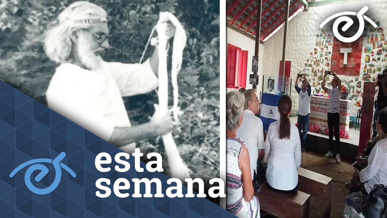 El adiós de Solentiname al padre Ernesto Cardenal