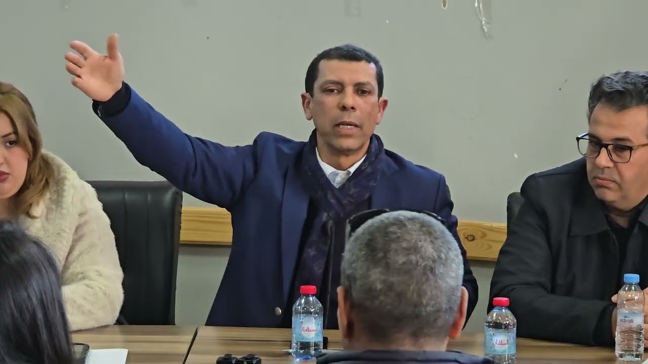 مداخلة الرئيس عزيز العجوطي أثناء أشغال الجمع العام التأسيسي لفرع خميس سيدى يحى بالخميسات 