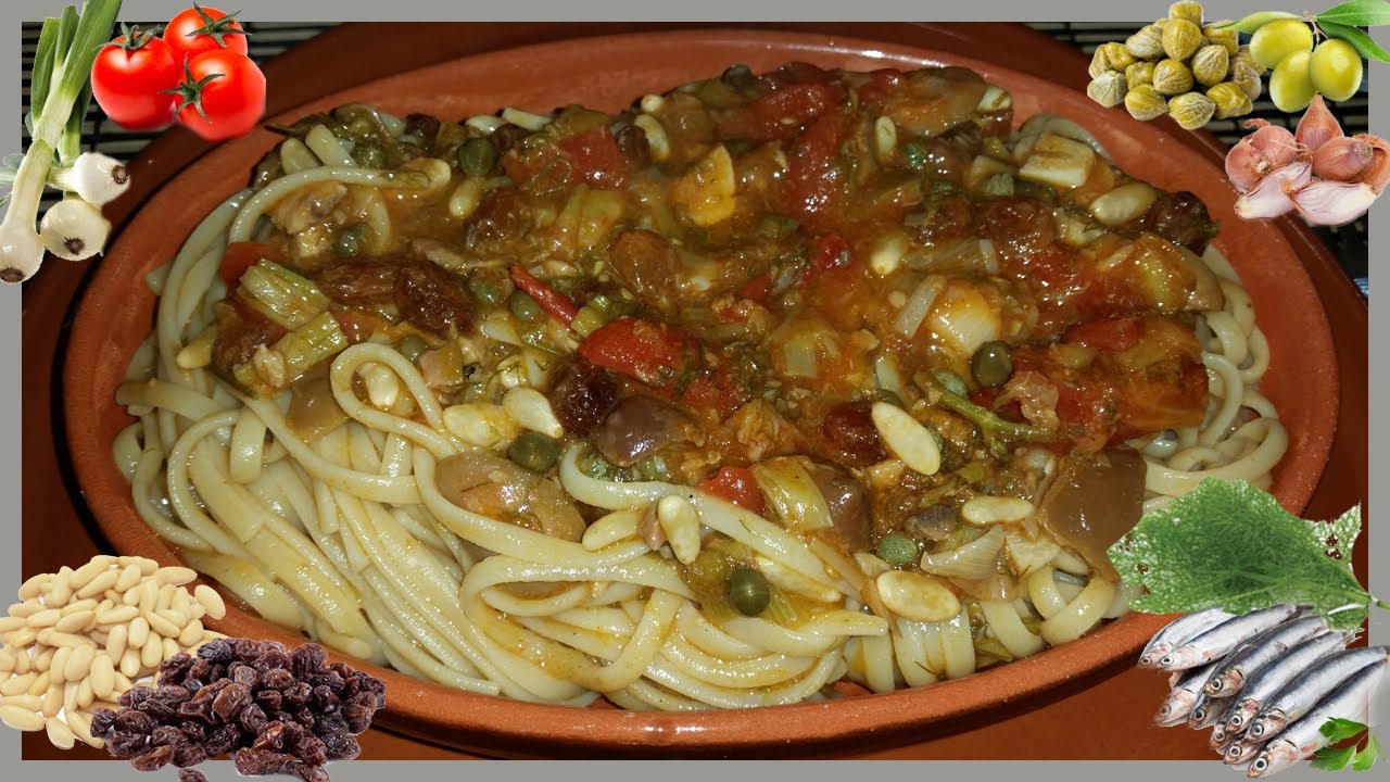 Spaghetti alla Pantesca - Ricetta tipica di Pantelleria - Le Ricette di zio Roberto