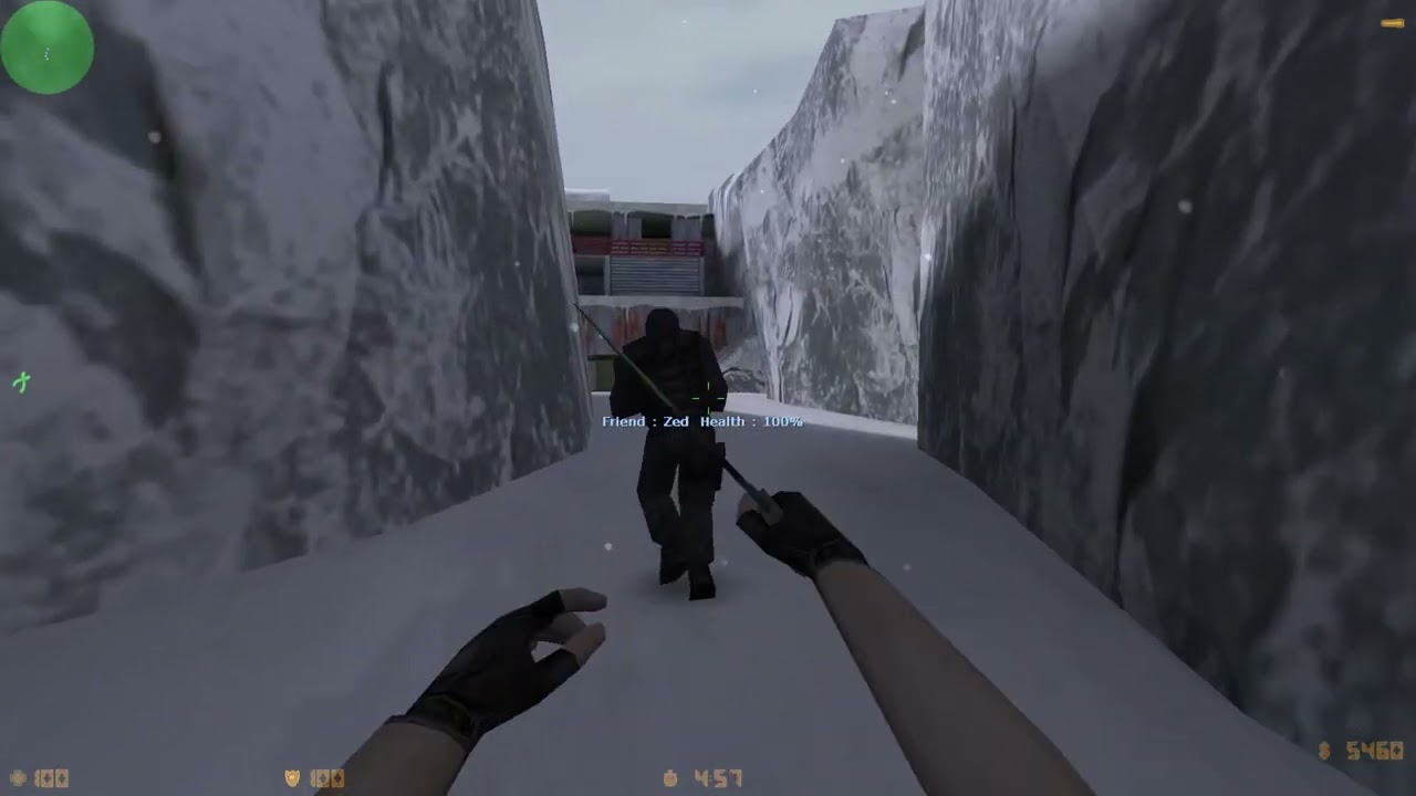 Cs 1.6 Bot Expert map de_nuke_snow