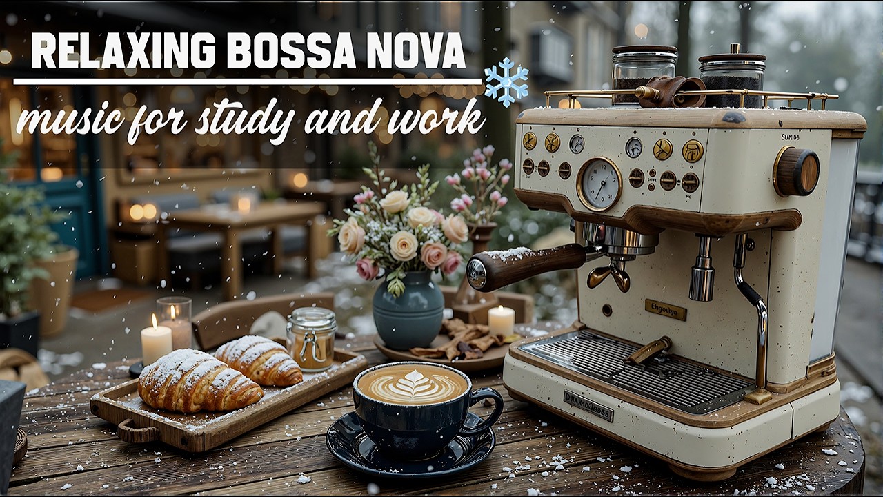 Winter Morning Bossa Nova ☕ Cozy Café Music for Study & Relax | Work