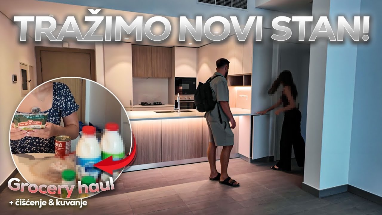 Grocery haul + kuvanje, čišćenje i traženje novog stana ✨