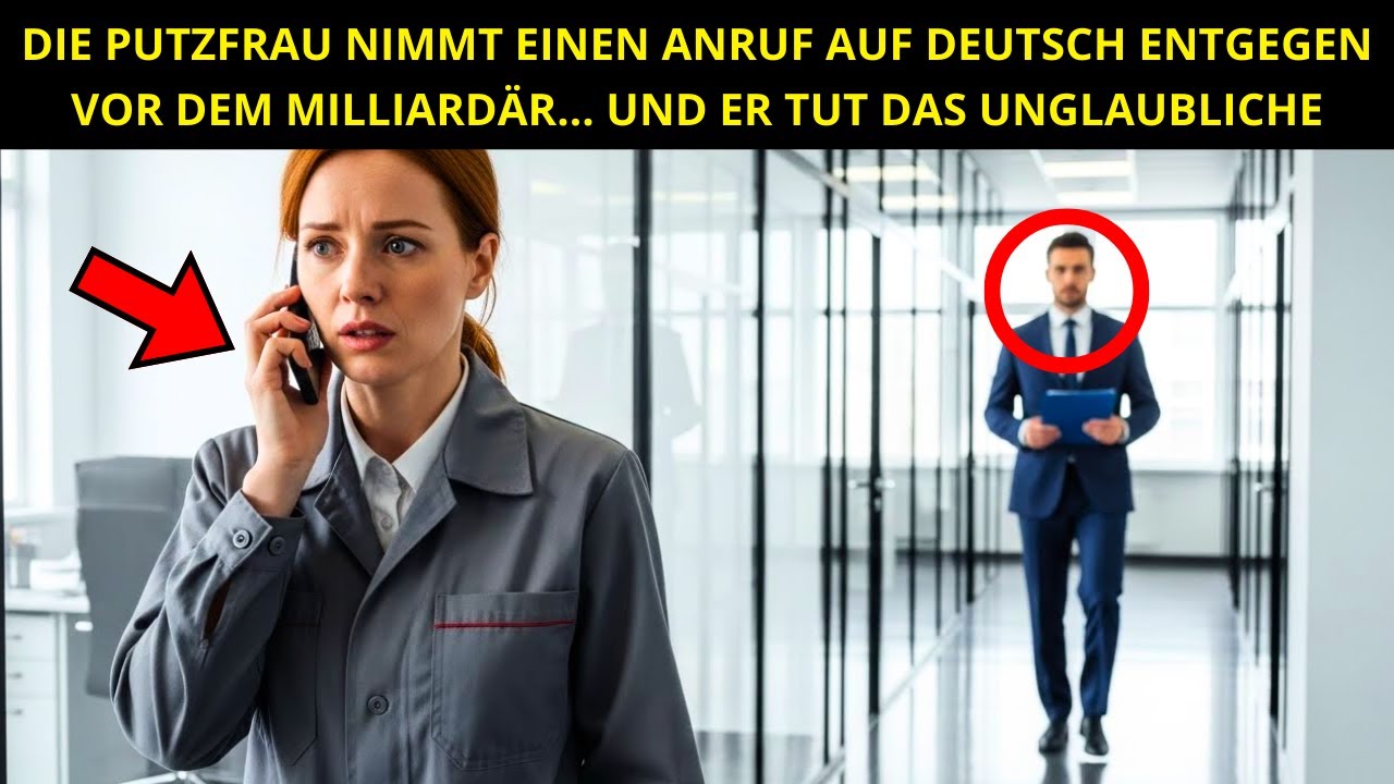 DIE PUTZFRAU NIMMT EINEN ANRUF AUF DEUTSCH ENTGEGEN VOR DEM MILLIARDÄR... ER TUT DAS UNDENKBARE!