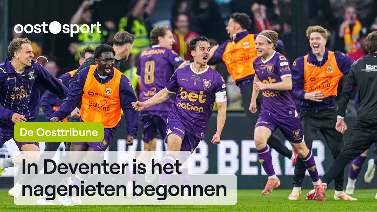 Nagenieten van een bijzondere avond in de geschiedenis van Go Ahead Eagles | De Oosttribune | Oost