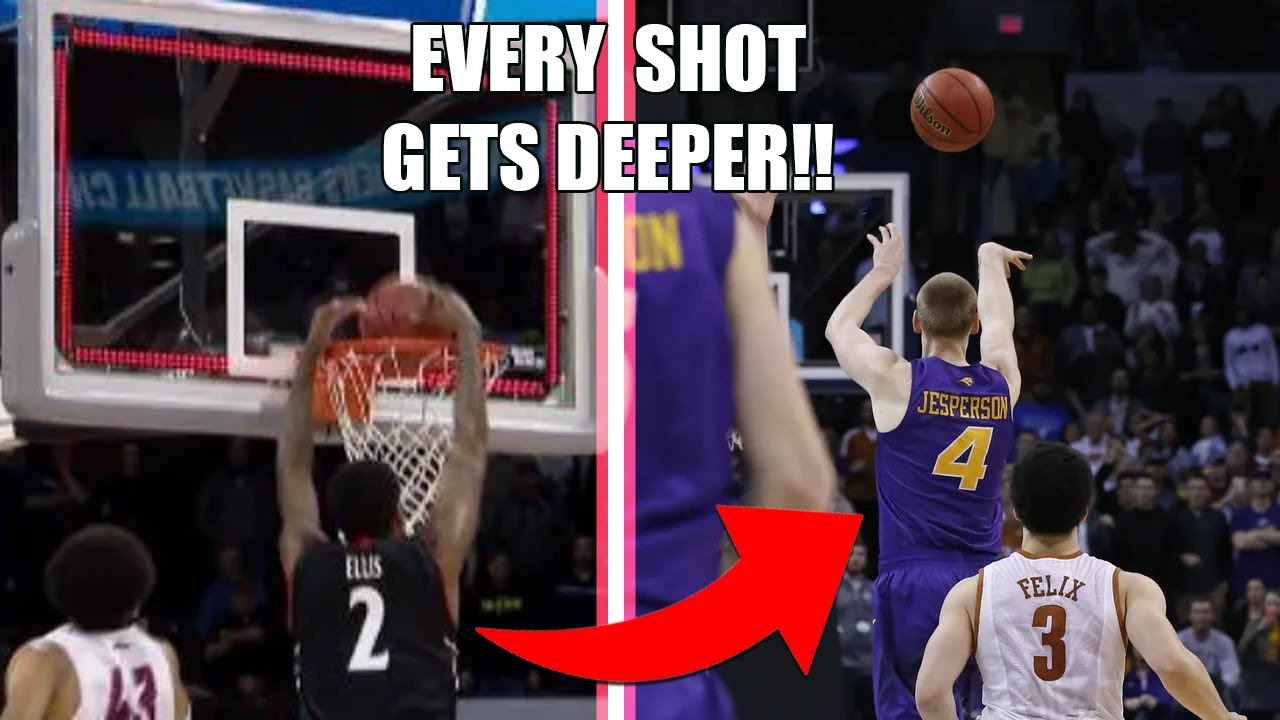 College Basketball Buzzer Beaters But Every Shot Gets Deeper