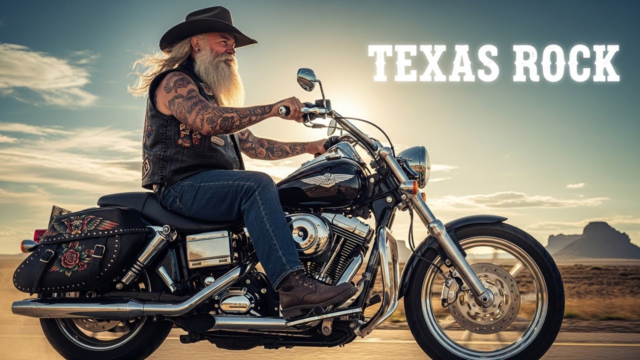 Texas Biker Outlaw Vibes – Hard Rock Roadtrip & Dirty Whiskey Blues