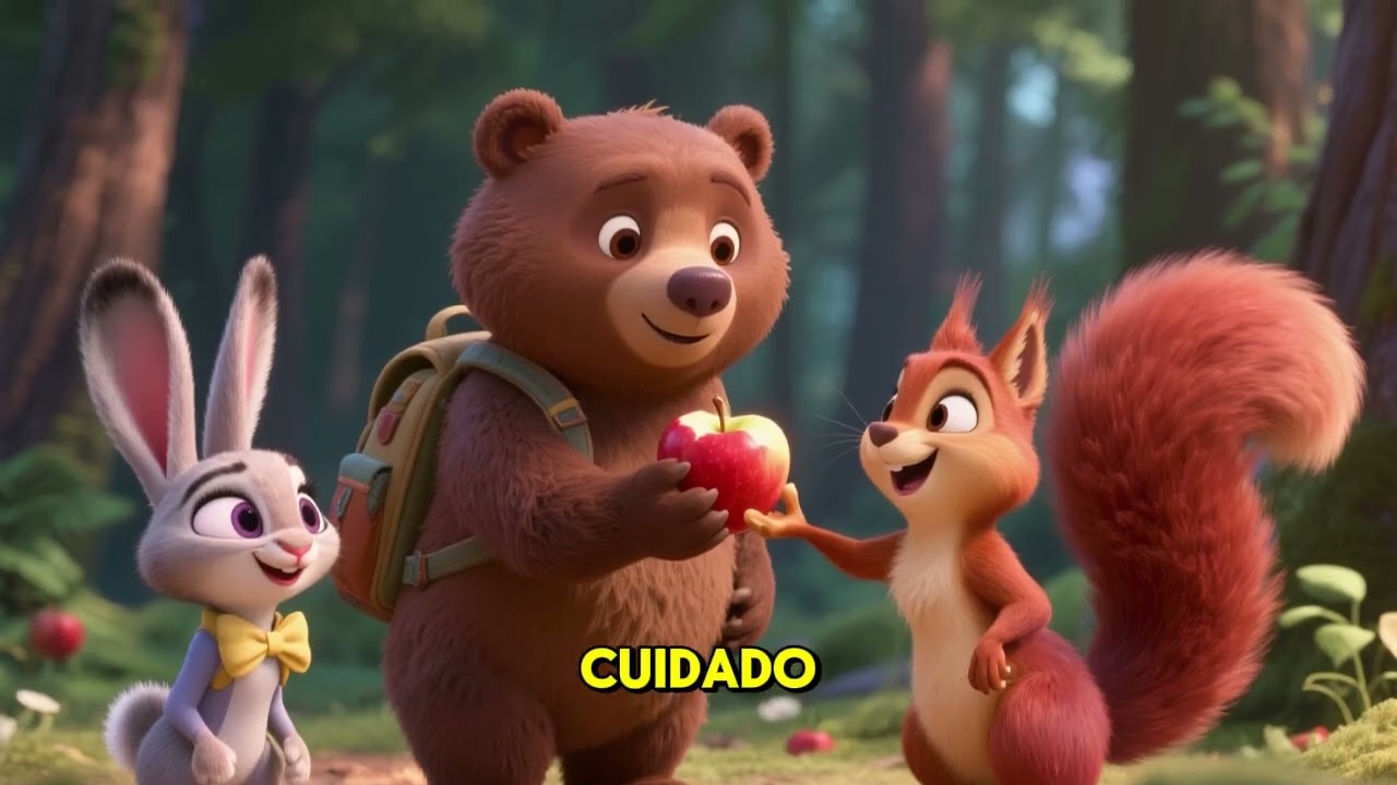 ✨ El osito luno aprende a decir 