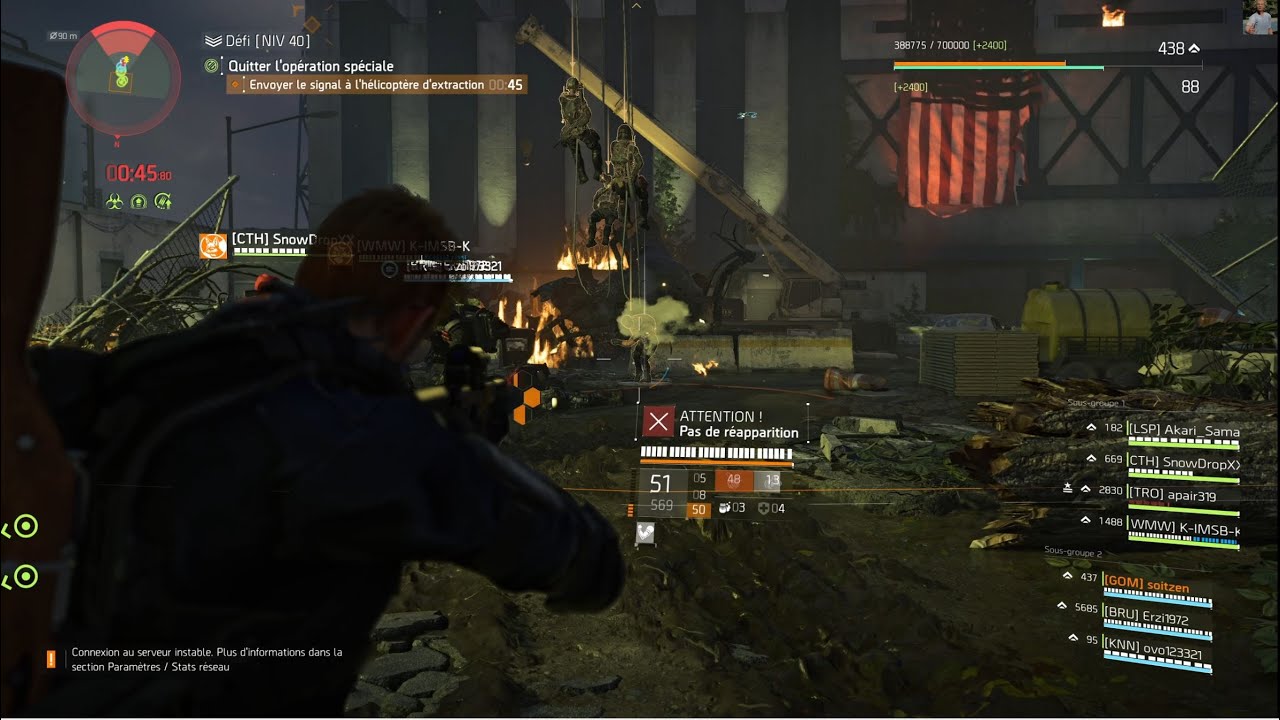 Division 2 : Countdown in challenge/Compte à rebours "DEFI"