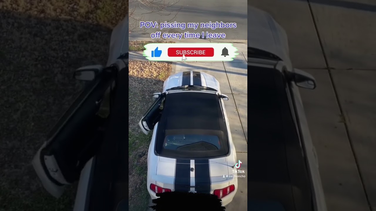 Mustang WAKES UP WHOLE NEIGHBORHOOD 
