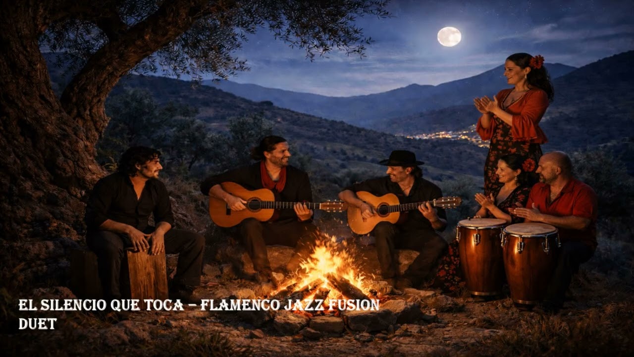 El Silencio que Toca – Flamenco Jazz fusion Duet (NEW Composition with Lyrics)