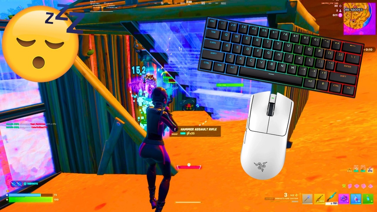 SteelSeries Apex Pro Mini ASMR 😴 Fortnite OG Ranked Reload 🏆 Satisfying Keyboard Fortnite 240 FPS 2K