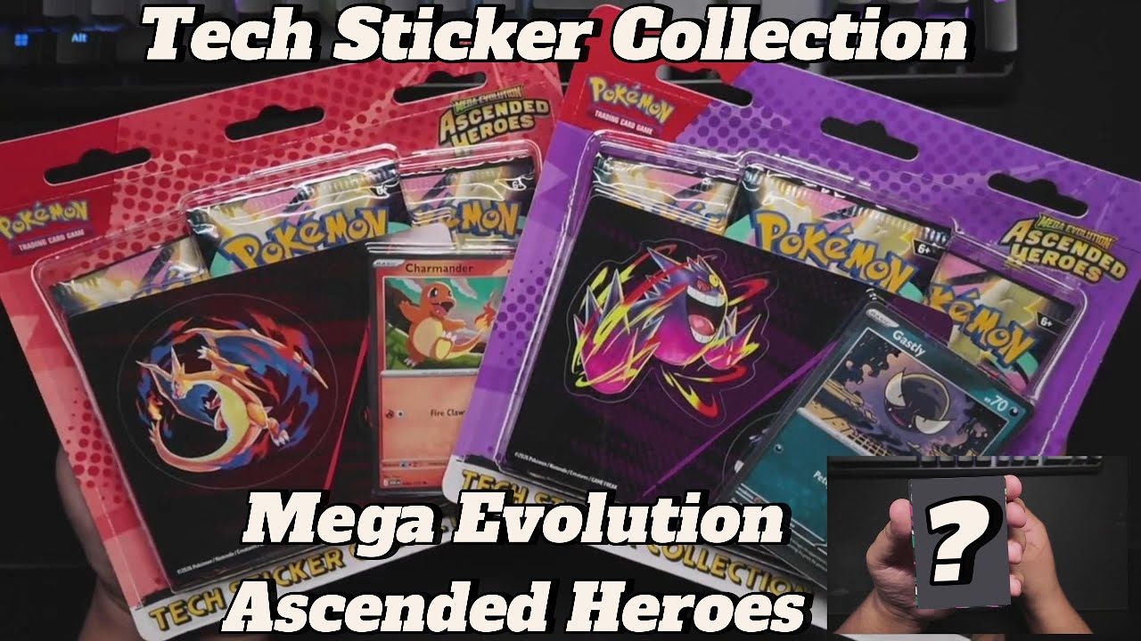 Ascended Heroes | Tech Sticker Collection Unboxing