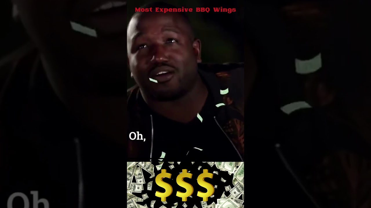 Most Expensive Weed Infused BBQ Wings #shorts