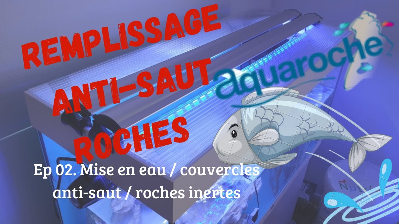 ep. 2: Mise en eau / couvercles anti-saut / roches inertes