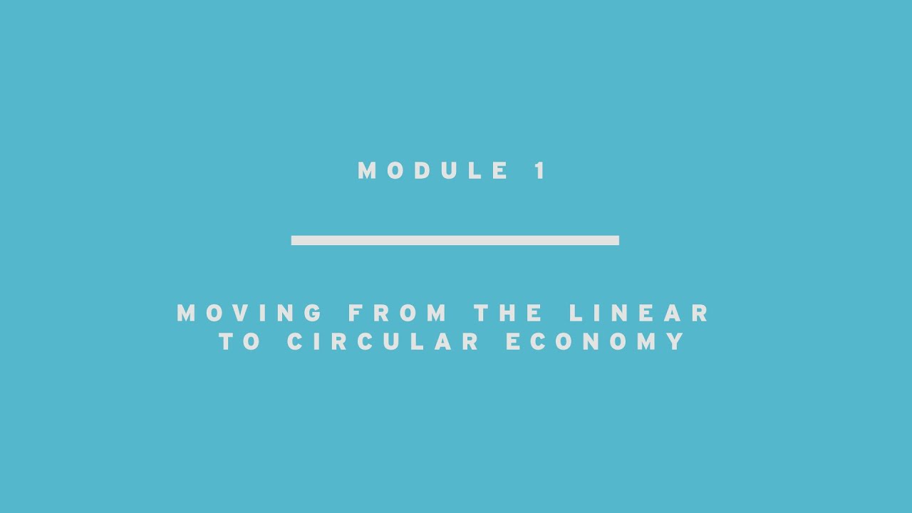 Module 1: Moving from the linear to the circular economy