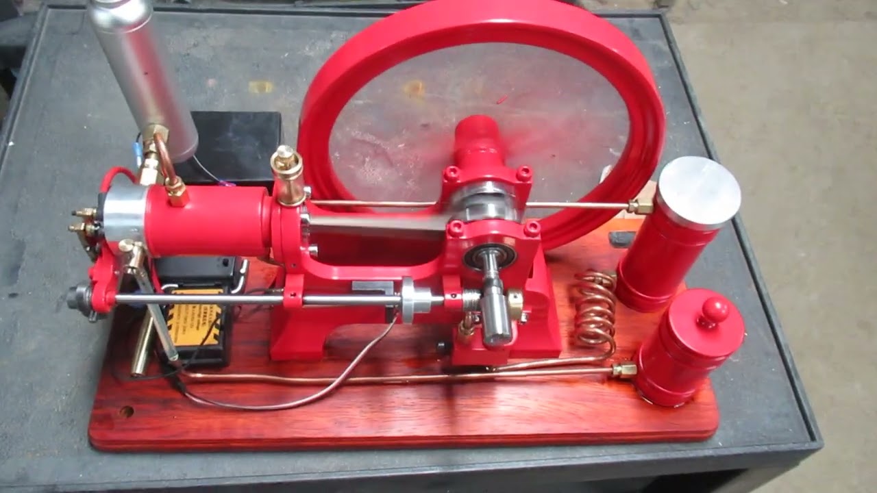 Retrol  Horizontal Mill Engine major fail, Part Two- Now Working