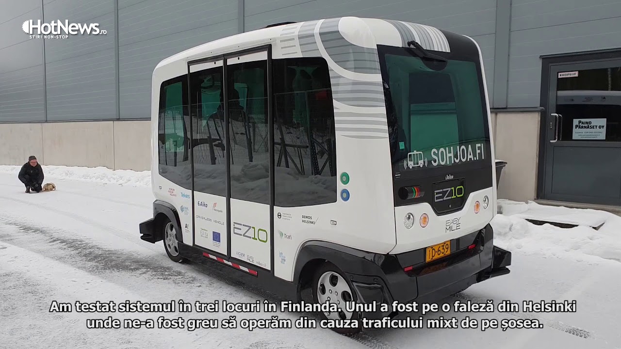 Finland tests electric autonomous buses for public transportation