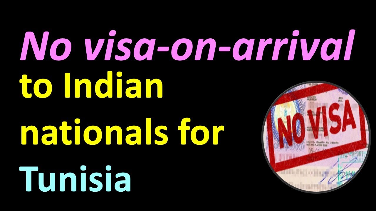 No visa-on-arrival to Indian nationals for Tunisia #ministryofexternalaffairs #tunisia