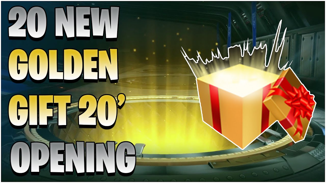NEW GOLDEN GIFT 2020 OPENING IN ROCKET LEAGUE! INSANE LUCK!