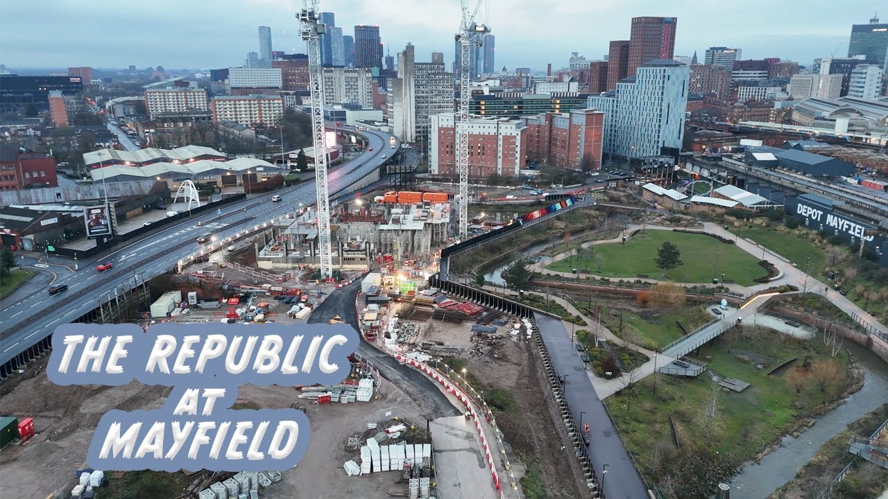 Manchester's £1 Billion Mixed-Use Development Under Construction