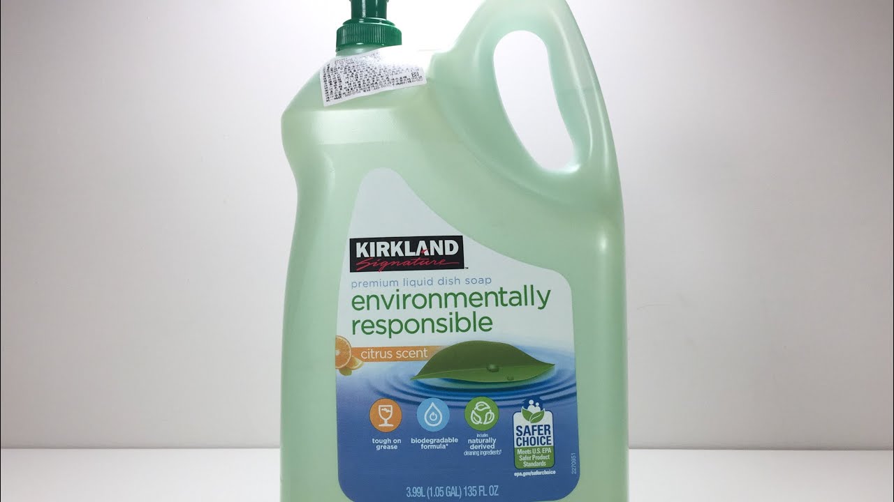 好市多 Costco KIRKLAND 柯克蘭 環保濃縮洗碗精 299元/罐/3.99公升