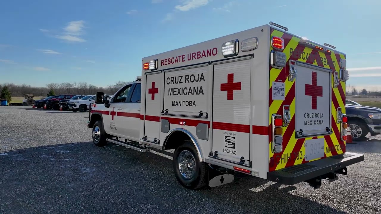 New VENGEANT APPRATUS SURGE Rescue Truck, for a Red Cross department in Mexico