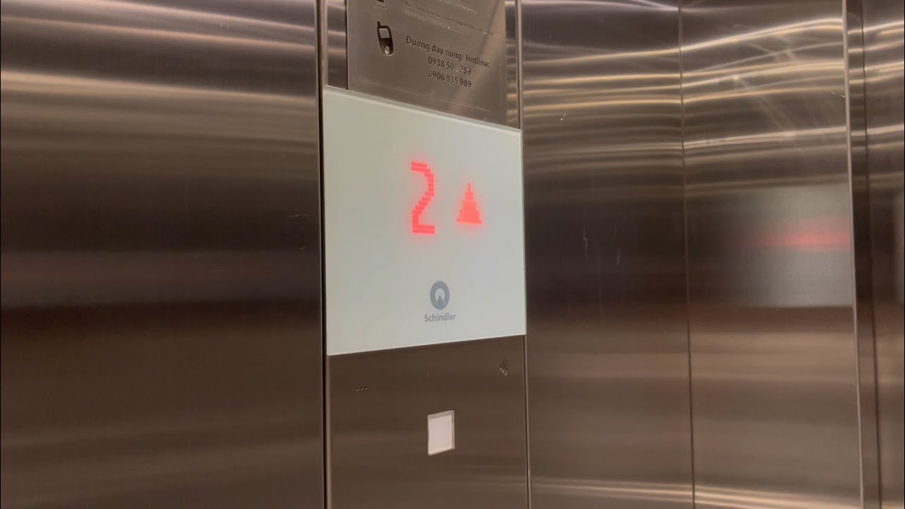 Schindler 5500 elevator at Vincom Center, Ho Chi Minh City, Vietnam