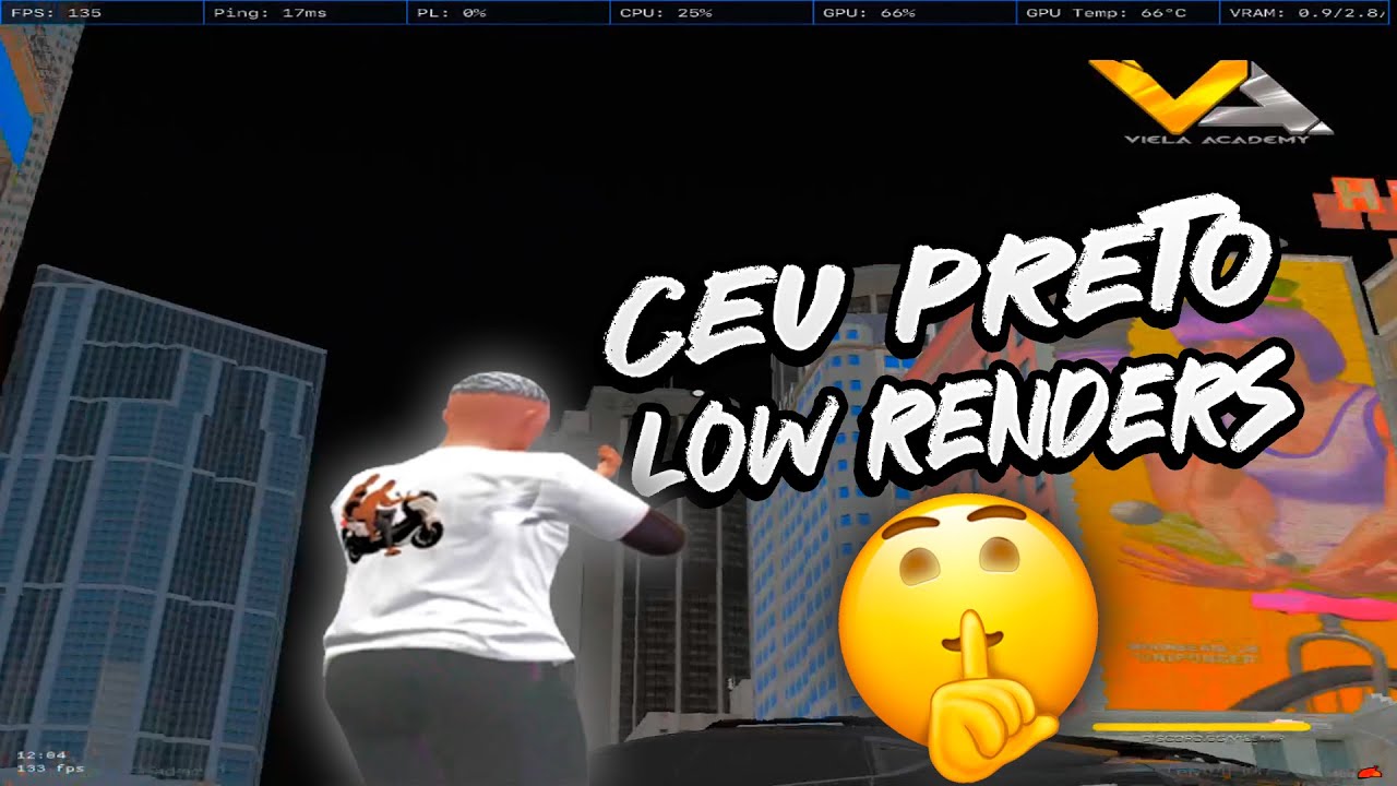 CITIZEN CEU PRETO LOW RENDER RODA MAIS DE 60 FPS ATE EM PC BOMBA