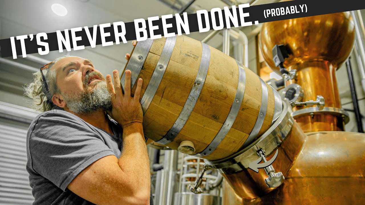 We distilled BARREL WOOD flavors because it's never been done - probably.