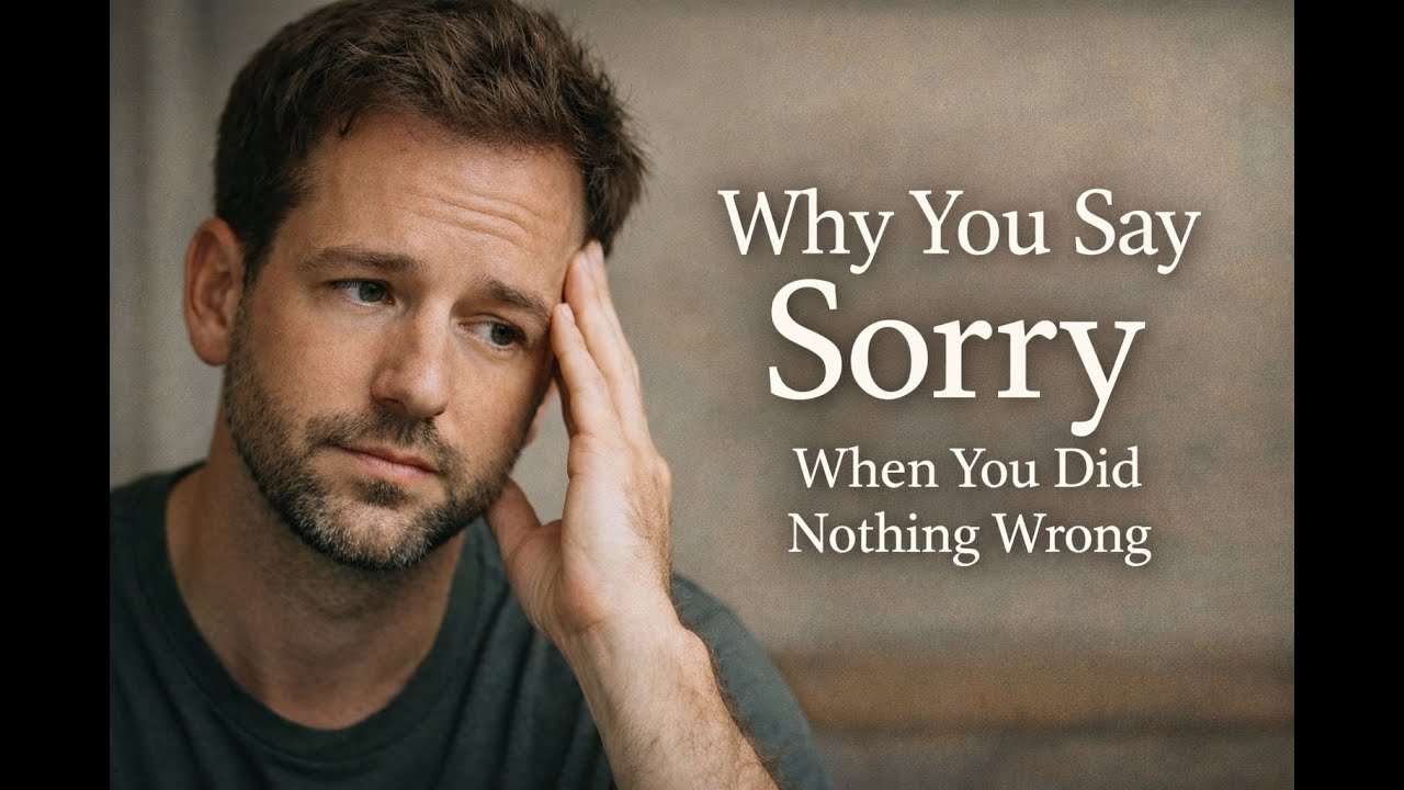 Why You Apologize Even When You Did Nothing Wrong