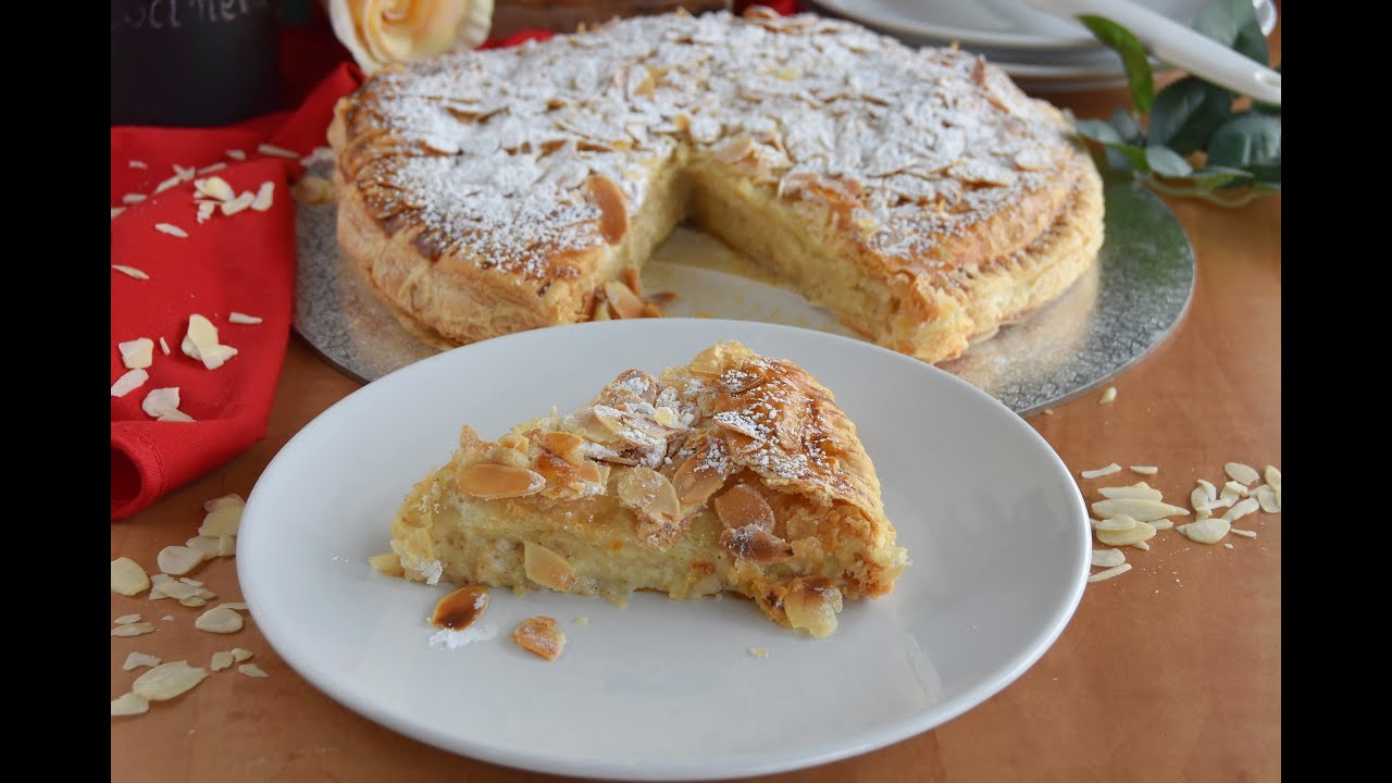 🥧 PANCHINETA O PANTXINETA pastel vasco con hojaldre, crema y almendras