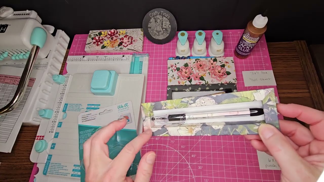 Shadow box punch board rectangle boxes made easy .  We R Makers