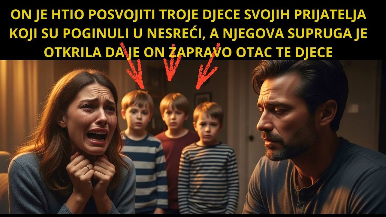 PAR JE POSVOJIO TROJE DJECE SVOJIH POKOJNIH PRIJATELJA, ALI JE ŽENA OTKRILA DA JE N