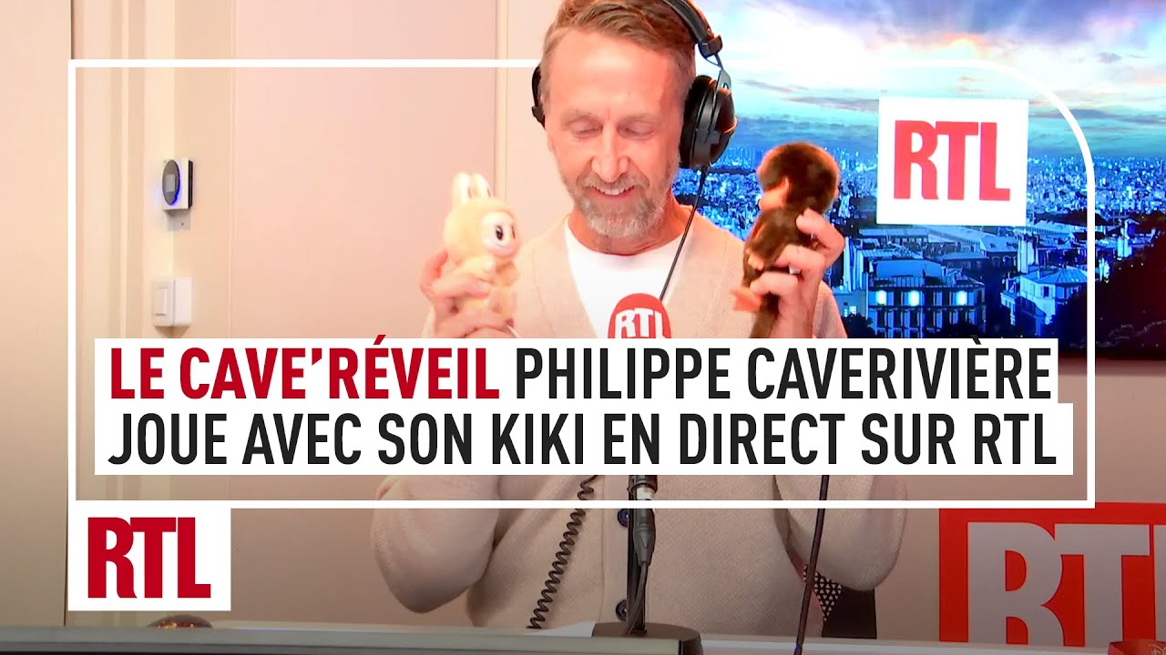 Philippe Caverivi&egrave;re joue avec son kiki en direct sur RTL