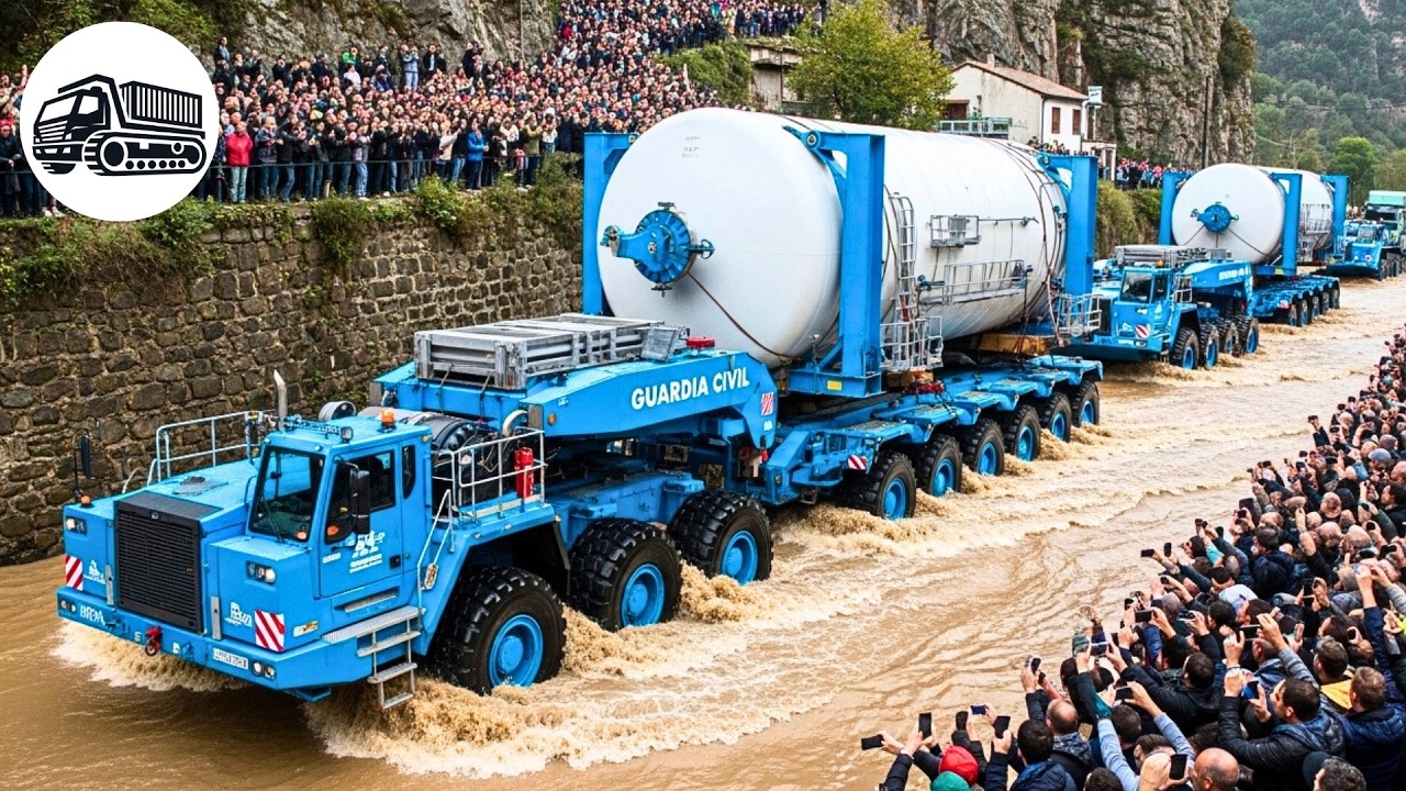 85 GIGANTISCHE SCHWERTRANSPORTE am Limit | Wenn Zentimeter-Arbeit riesige Ladung rettet