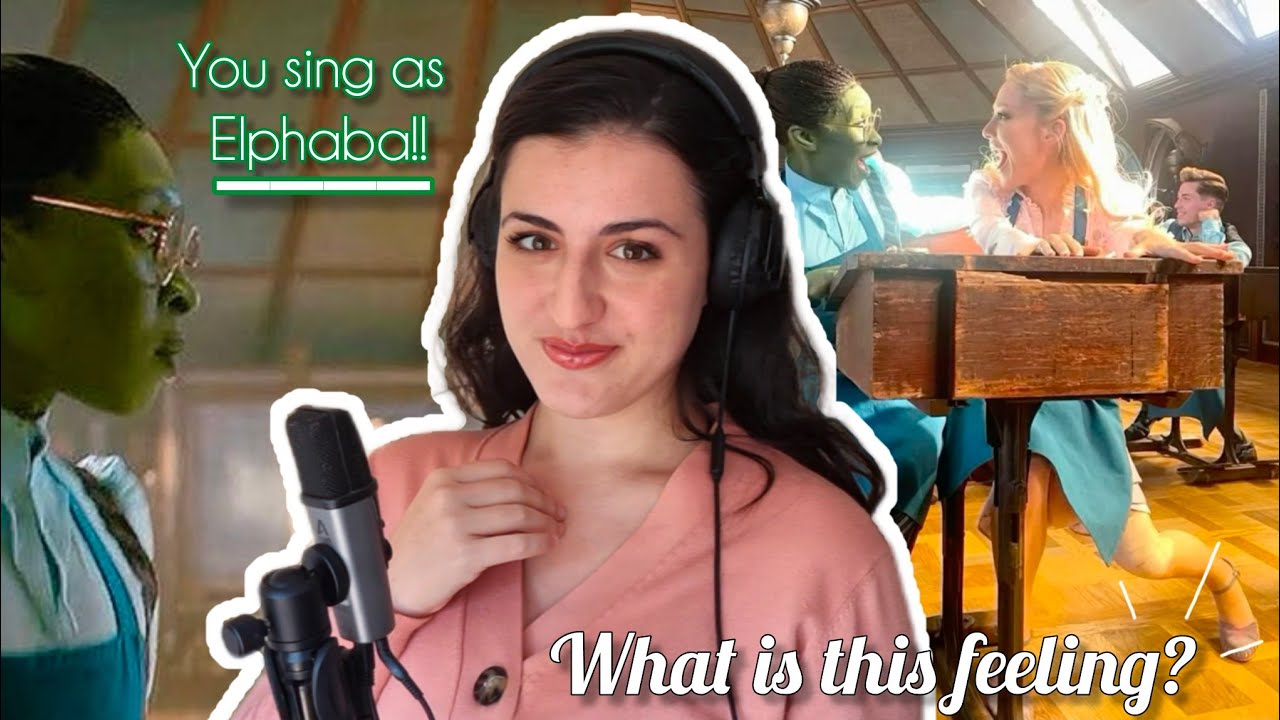 What is this feeling? 💚 (You sing as ELPHABA!) Wicked | Sing with me | Glinda's part only!