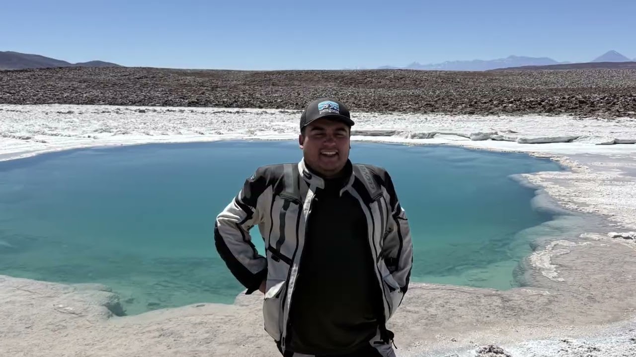Laguna baltinache  san Pedro de Atacama  # cfmoto#mt450