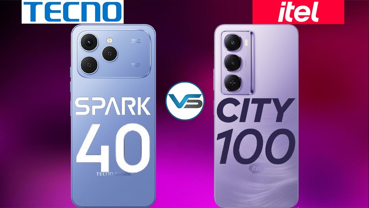 Tecno Spark 40 VS Itel City 100 | Itel City 100 VS Tecno Spark 40 | Tecno Spark 40 Series