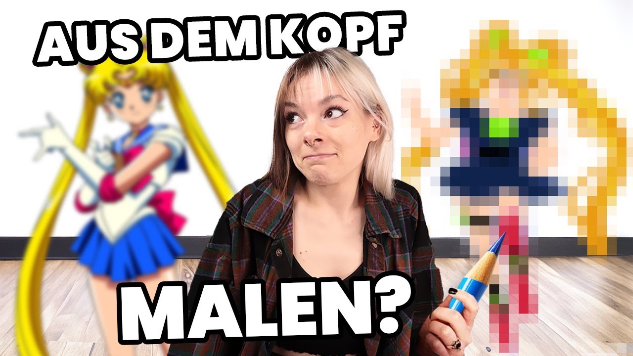 Kann ich Charaktere malen... OHNE Vorlage? Frei aus dem Kopf?!